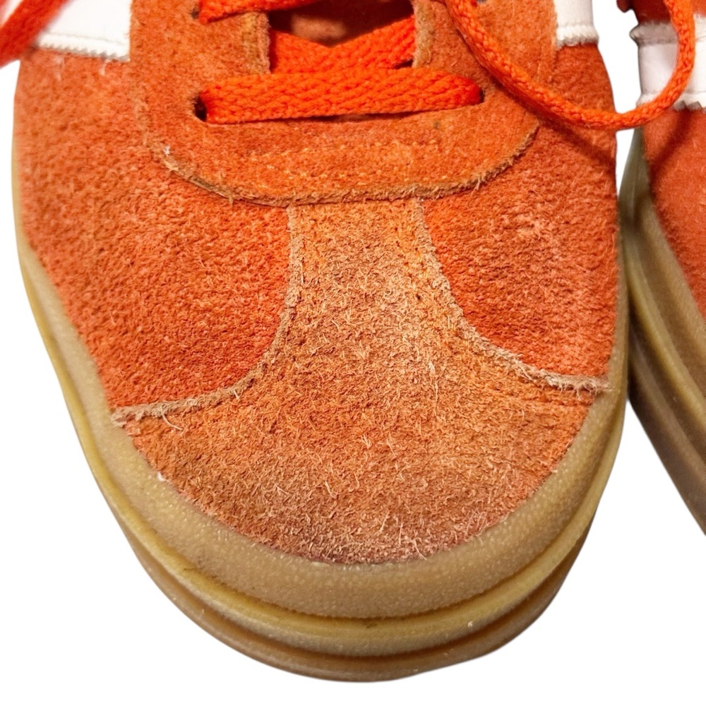adidas Orange and White Women's Sneakers - Picture 5 of 12